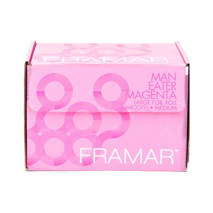 FRAMAR Magenta Embossed Large Foil Roll Medium 487.7m