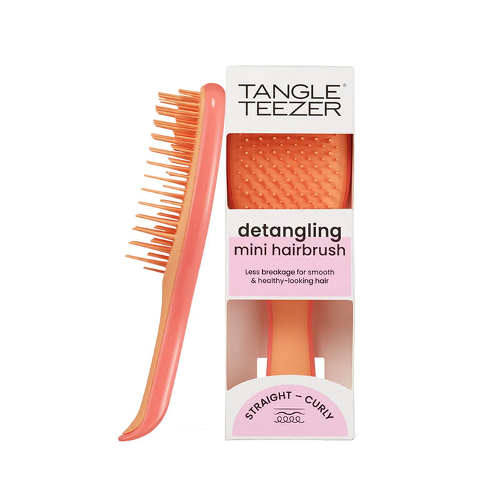 TANGLE TEEZER The Ultimate Detangler Mini Straight-Curly Pink & Apricot