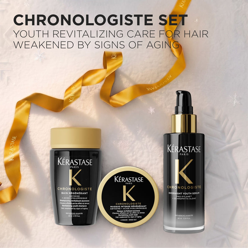 KERASTASE Set Holiday Chronologiste  Shampoo 80ml + Mask 75ml + Serum 90ml