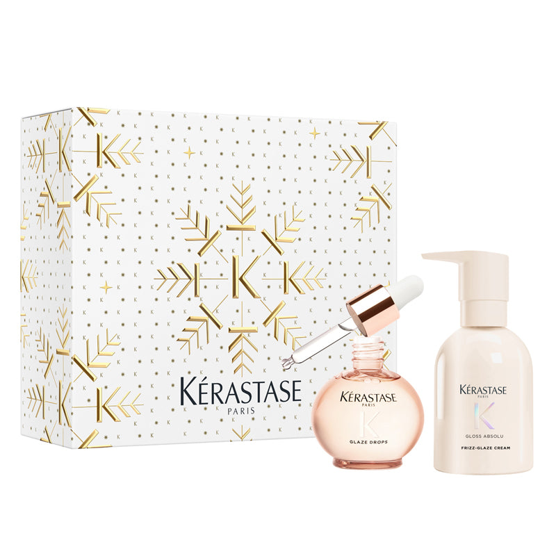 KERASTASE Set Holiday Gloss Absolu Shampoo 80ml + Mask 75ml + Frizz Glaze Cream 240ml