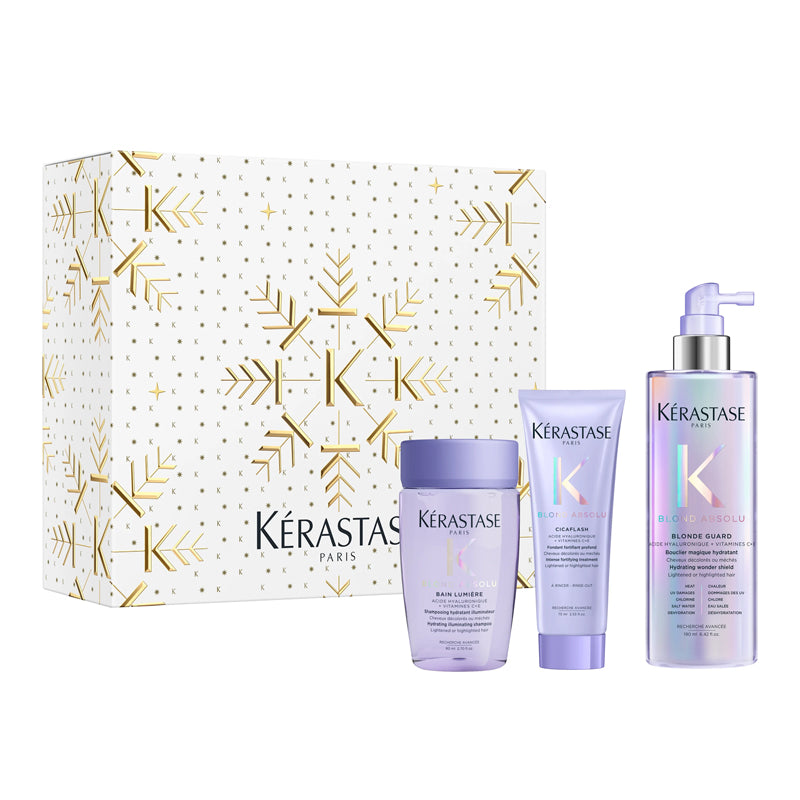 KERASTASE Set Holiday Blond Absolu Sh 80ml + Cicaflash 75ml + Blonde Guard 190ml