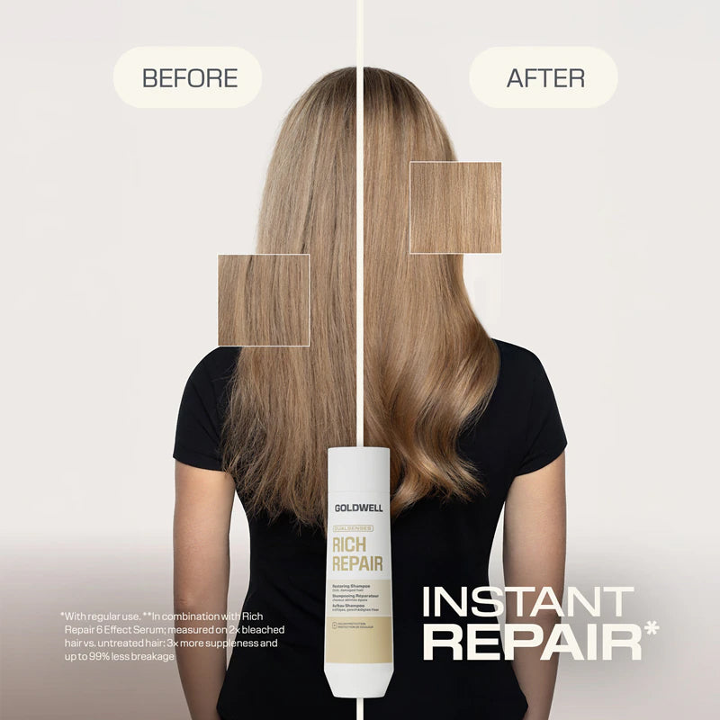 GOLDWELL DS Rich Repair Restoring Shampoo 250ml (immagine 2)
