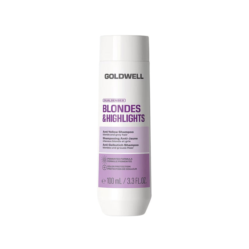 GOLDWELL DS Blondes & Highlights Anti-Yellow Shampoo 100ml (immagine 1)