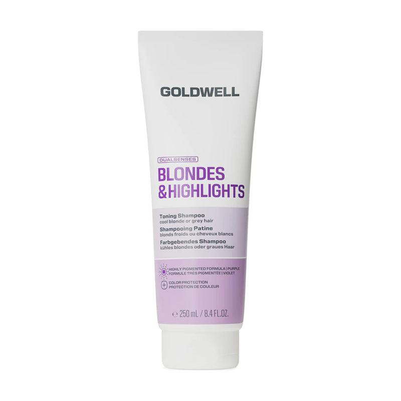 GOLDWELL DS Blondes & Highlights Toning Shampoo 250ml (immagine 1)