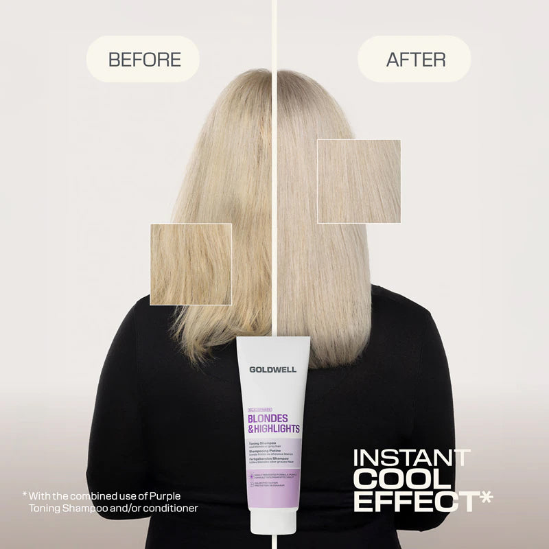 GOLDWELL DS Blondes & Highlights Toning Shampoo 250ml (immagine 2)