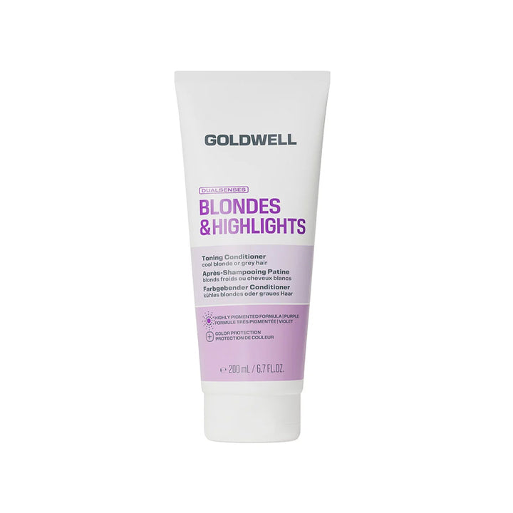 GOLDWELL DS Blondes & Highlights Toning Conditioner 200ml (immagine 1)