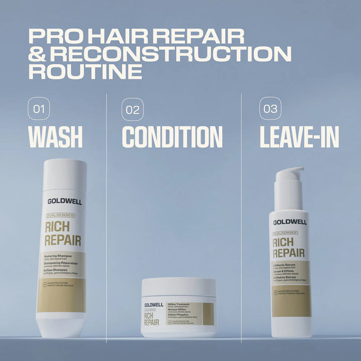 GOLDWELL DS Rich Repair 6 Effects Serum 100ml (immagine 3)
