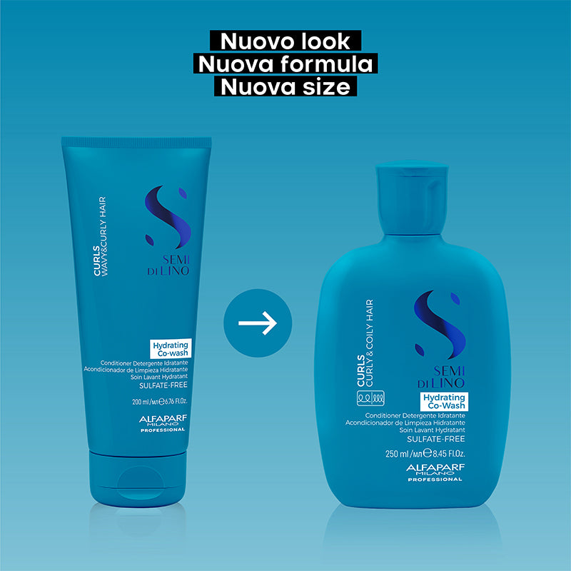 ALFAPARF MILANO Semi Di Lino Curls Hydrating Co-Wash Conditioner 200ml (immagine 3)