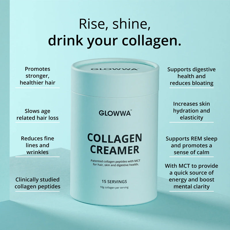 GLOWWA Collagen Creamer 15 Servings Integratore Alimentare (immagine 2)