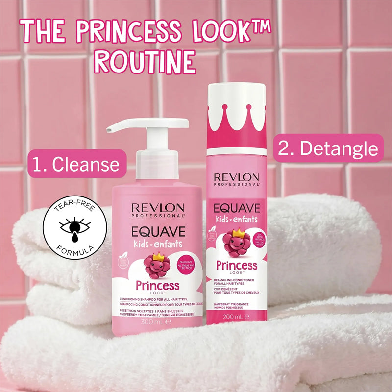REVLON PROFESSIONAL Kit Equave Kids Princess Shampoo 300ml + Conditioner 200ml (immagine 2)