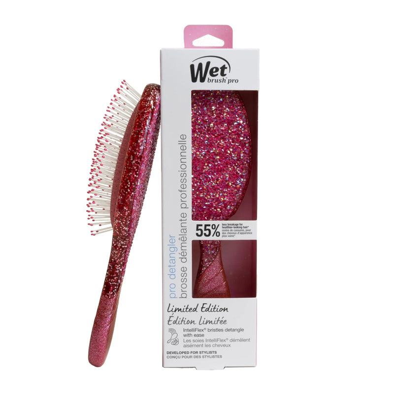 WET BRUSH Pro DetangelerWinter Wonderland Glitter Pink Limited Edition (immagine 3)