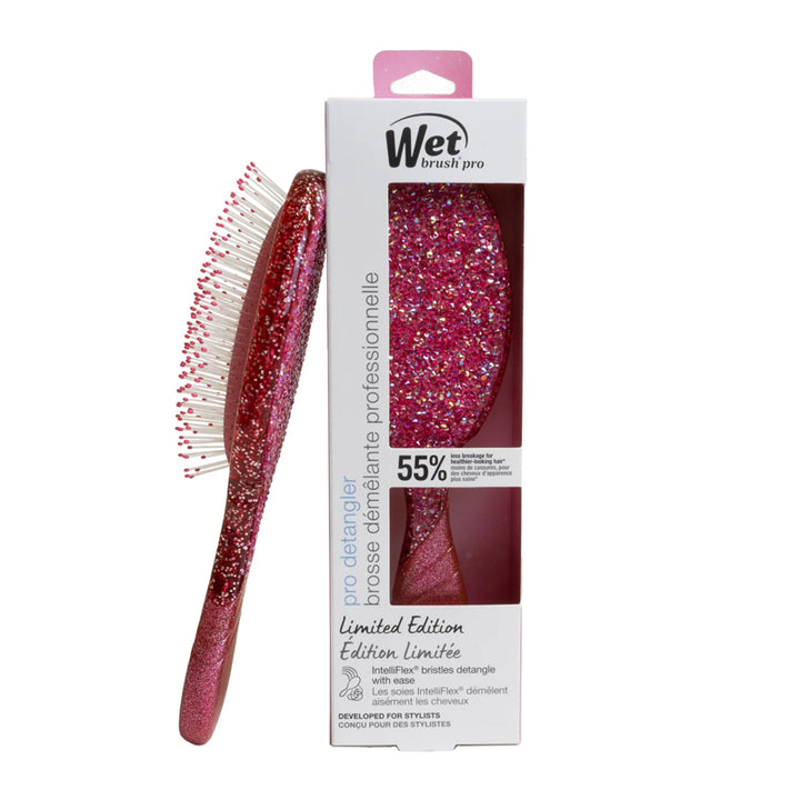 WET BRUSH Pro DetangelerWinter Wonderland Glitter Pink Limited Edition (immagine 3)