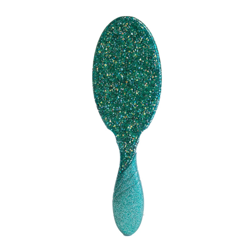 WET BRUSH Pro Detangeler Winter Wonderland Glitter Green Limited Edition (immagine 1)