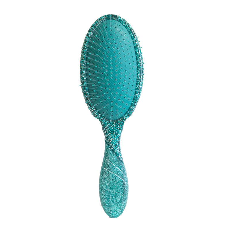 WET BRUSH Pro Detangeler Winter Wonderland Glitter Green Limited Edition (immagine 2)
