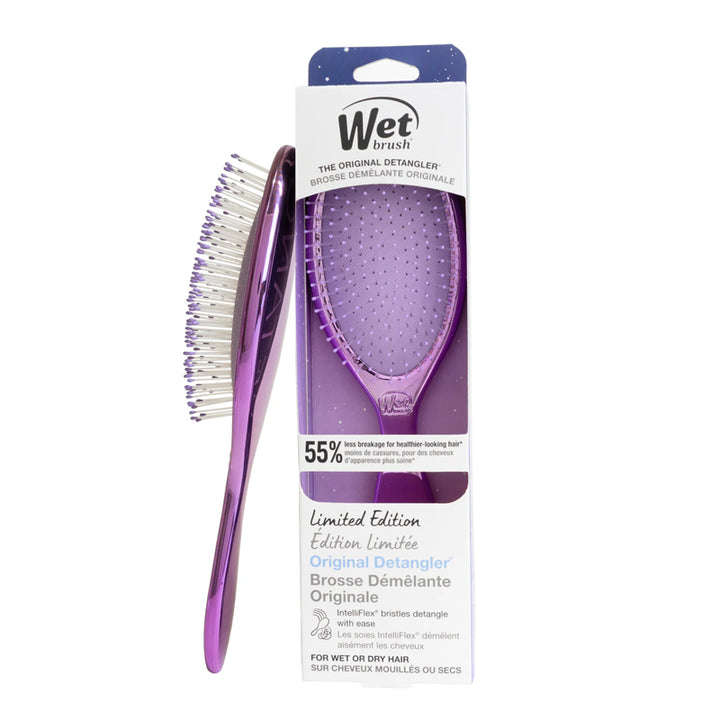 WET BRUSH Pro Detangeler Festive Finish Purple (immagine 3)