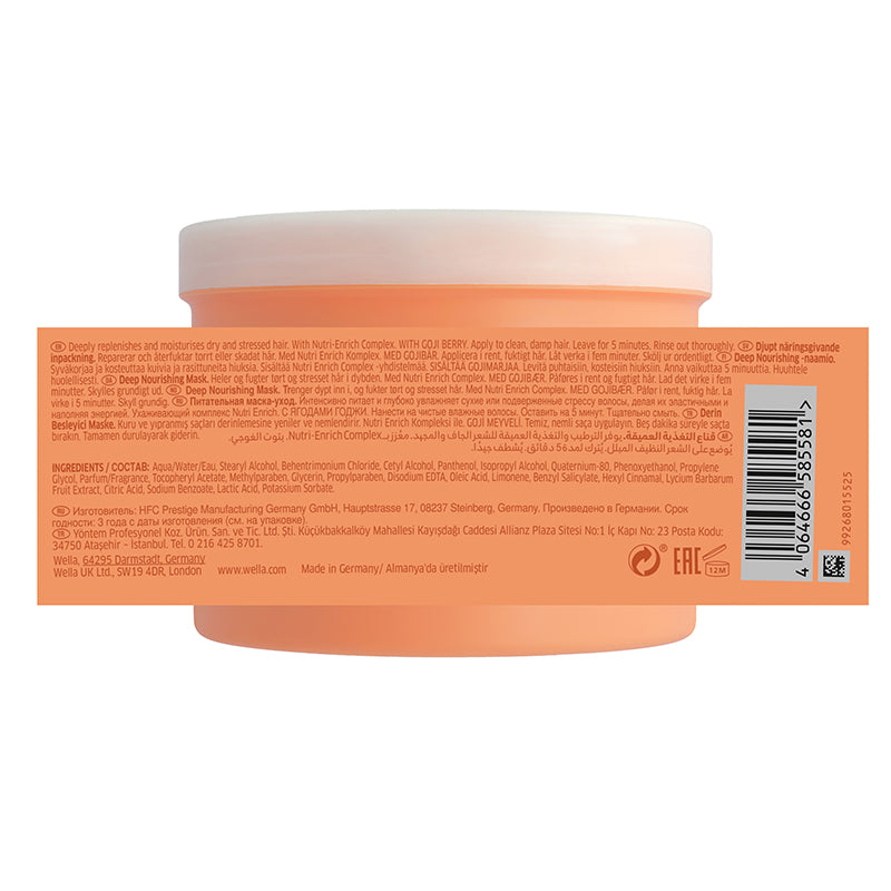 WELLA PROFESSIONALS Invigo Nutri-Enrich Maschera Nutriente Profonda 500ml