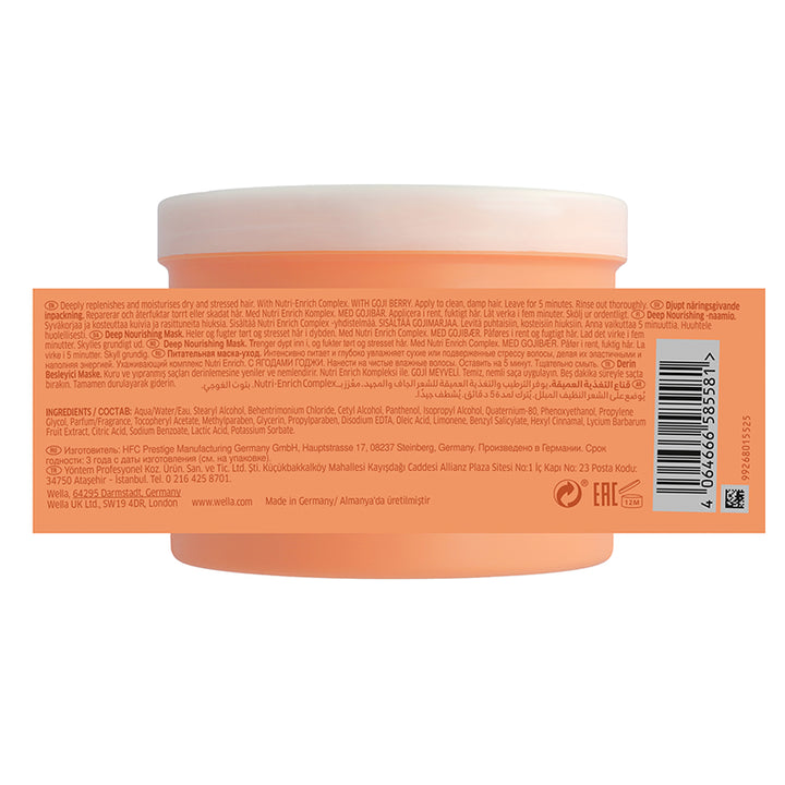 WELLA PROFESSIONALS Invigo Nutri-Enrich Maschera Nutriente Profonda 500ml