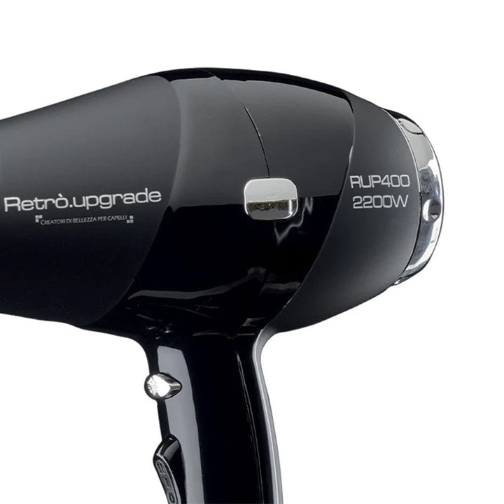 RETRO.UPGRADE Asciugacapelli Rup-400 Ionic Black 2000W