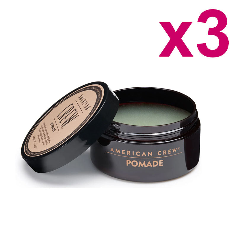 AMERICAN CREW Kit Cera Pomade 3 Pezzi x 85gr