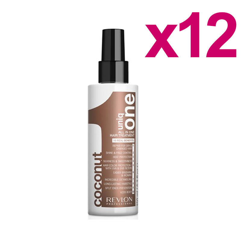 UNIQ ONE Kit All In One Hair Treatment Coconut 12 Pezzi x 150ml