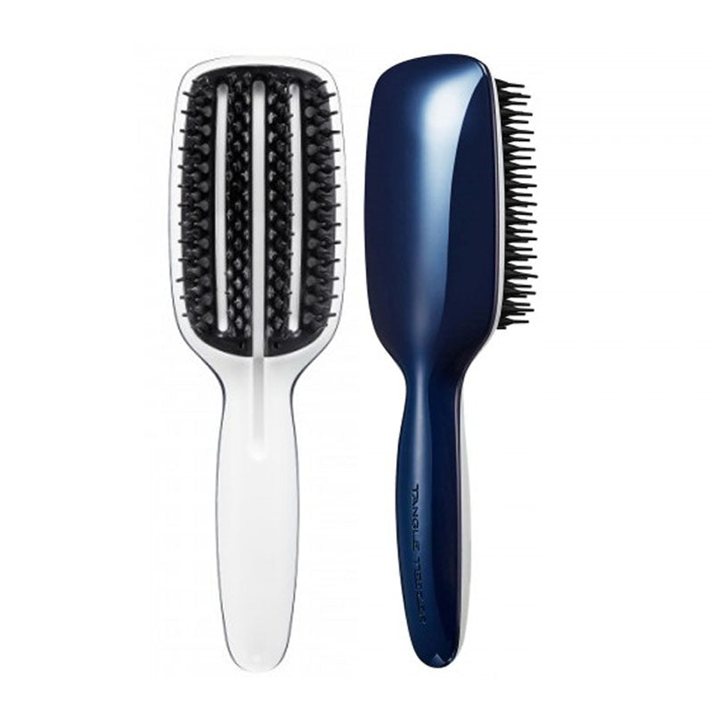 TANGLE TEEZER  Blow Styling Smoothing Tool Large Straight -Curly Blue/Cream