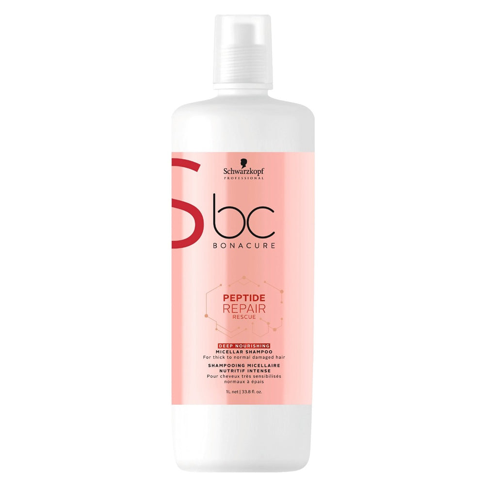 SCHWARZKOPF BC Bonacure Peptide Repair Rescue Deep Nourishing Micellar Shampoo 1000ml