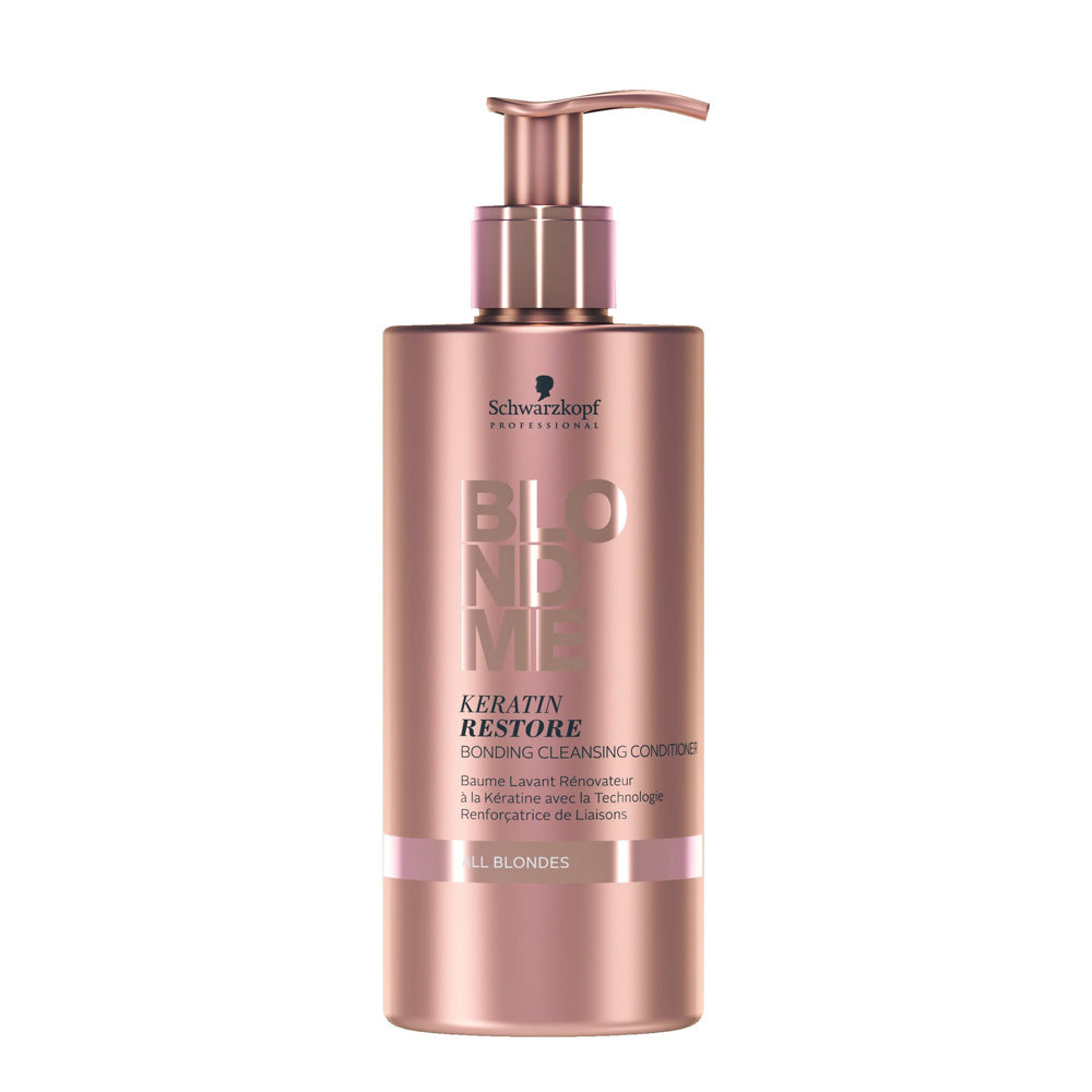SCHWARZKOPF BlondMe Keratin Restore All Blondes Bonding Cleansing Conditioner 500ml