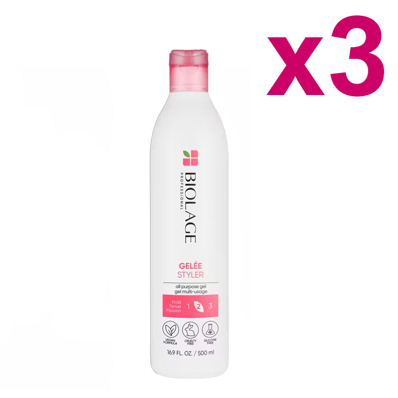 BIOLAGE Styling Gelee 500ml 3 Pezzi