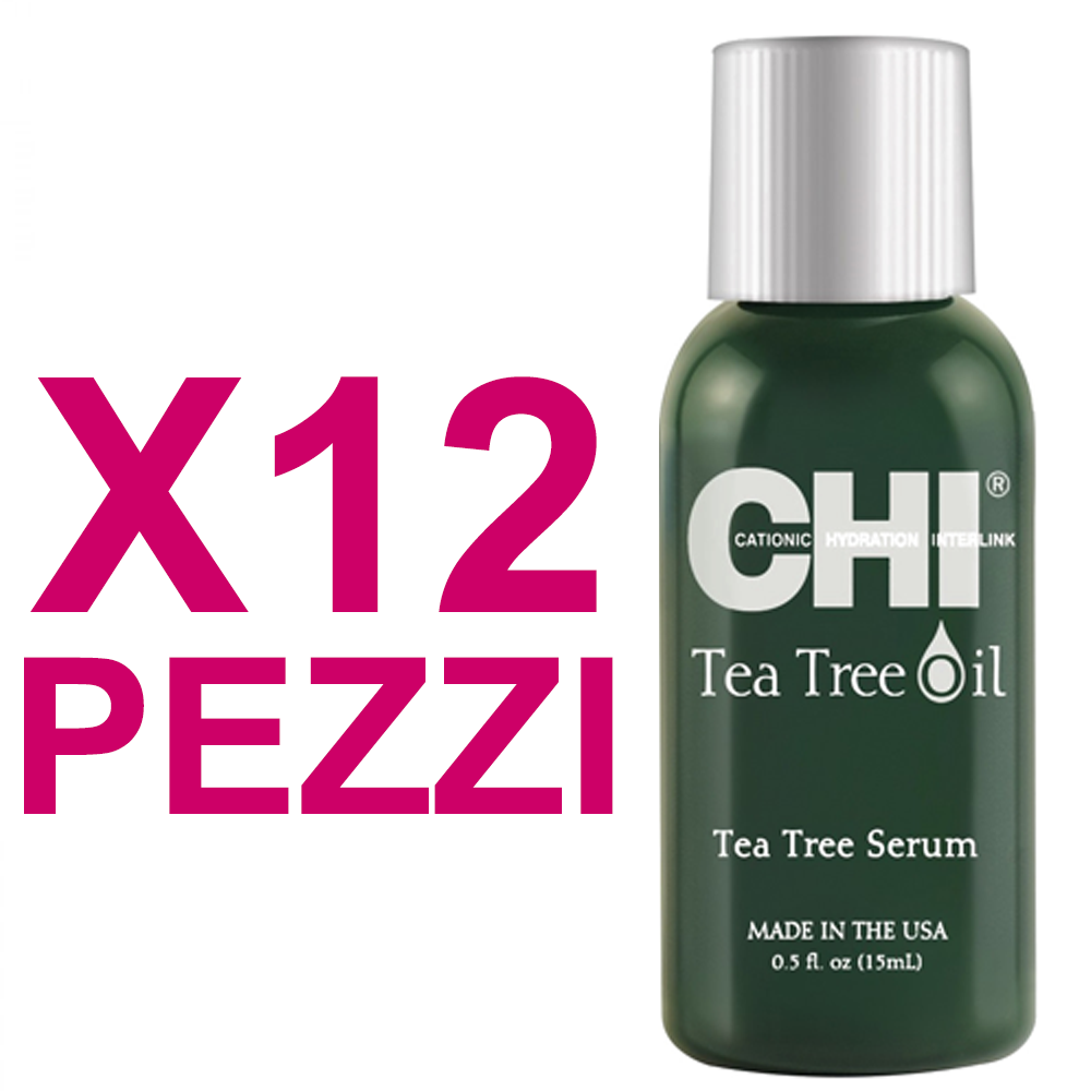 FAROUK Kit CHI Tea Tree Oil Serum 15ml 12 Pezzi