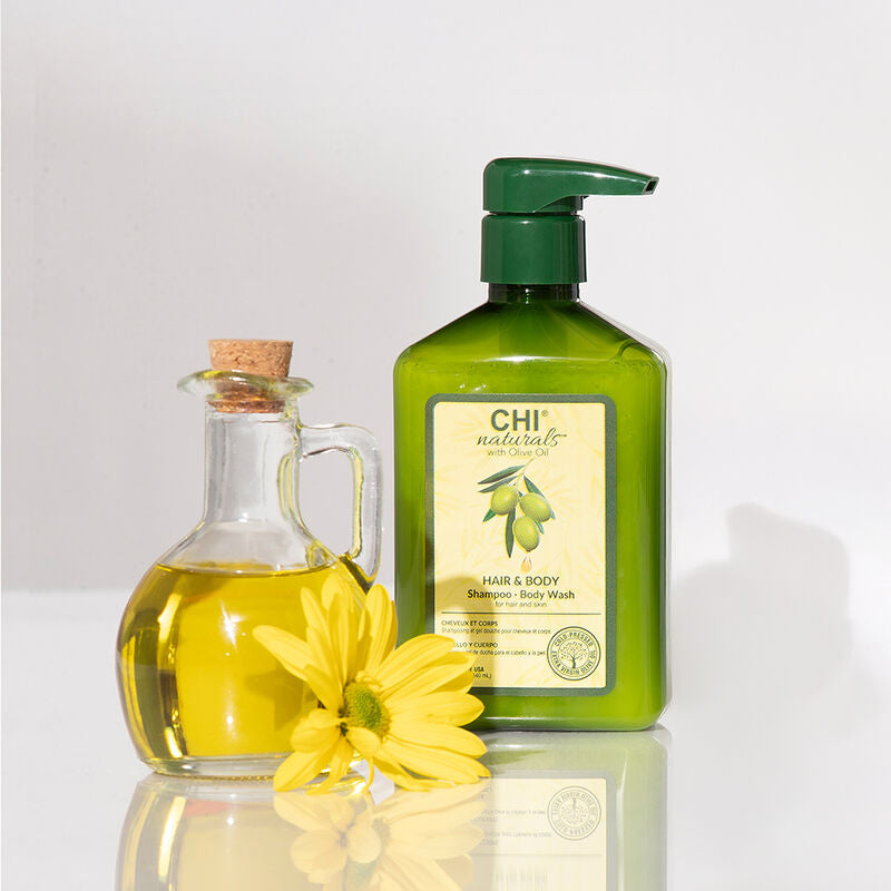 FAROUK CHI Olive Organics Hair & Body Shampoo 340ml