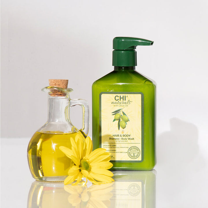 FAROUK CHI Olive Organics Hair & Body Shampoo 340ml