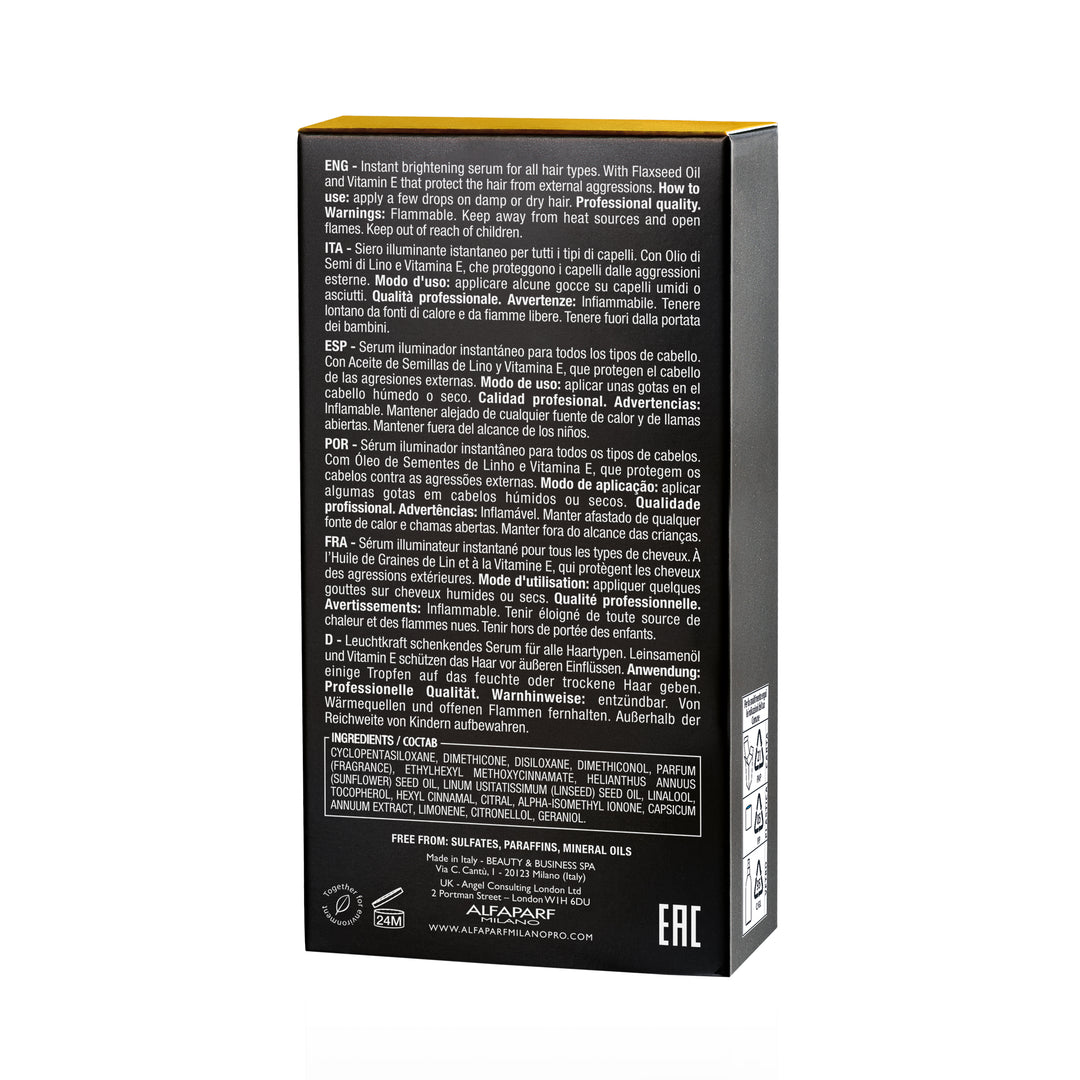 ALFAPARF MILANO Semi Di Lino Cristalli Liquidi 30ml