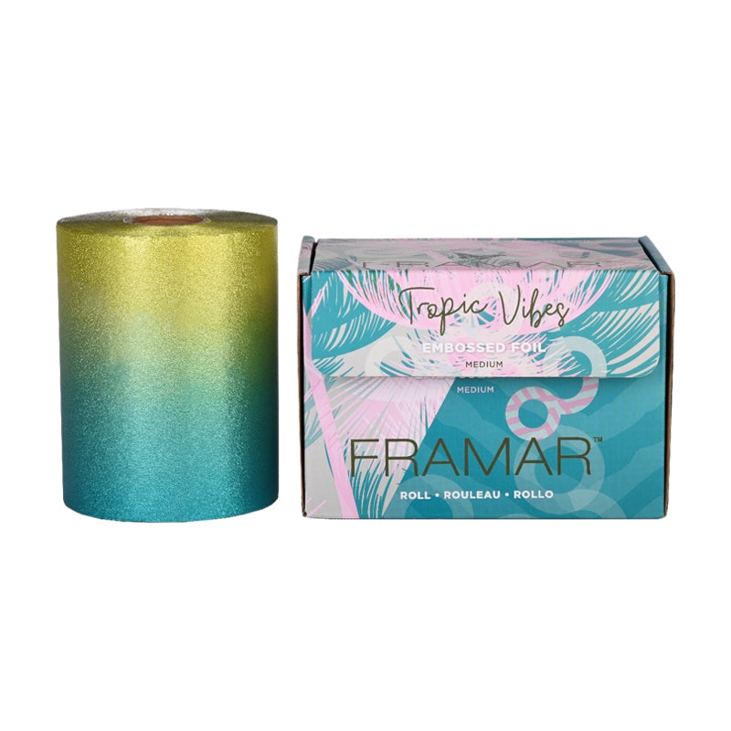 FRAMAR Tropic Vibes Embossed Foil Stagnola Medium 97.5mt