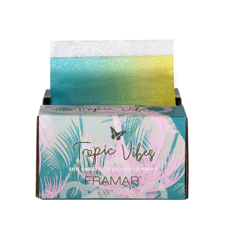 FRAMAR Tropical Vibes Fogli Alluminio Pre-Tagliati 5x11 500pz