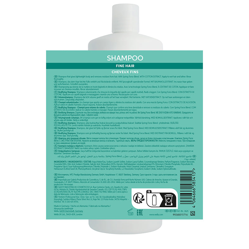 WELLA PROFESSIONALS Invigo Volume Boost Bodyfing Shampoo 1000ml