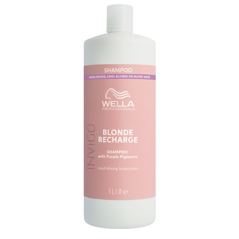 WELLA Invigo Blonde Recharge Shampoo Cool Blonde 1000ml