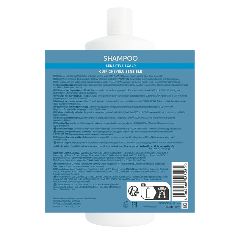 WELLA PROFESSIONALS Invigo Scalp Balance Sensitive Scalp Shampoo 1000ml