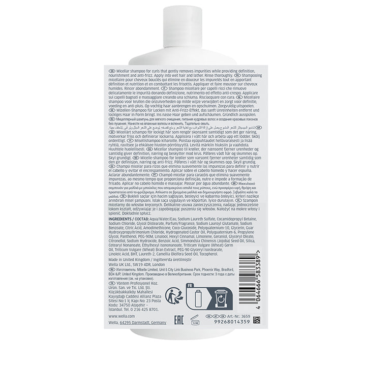 WELLA PROFESSIONALS Nutricurls Curls Shampoo 1000ml