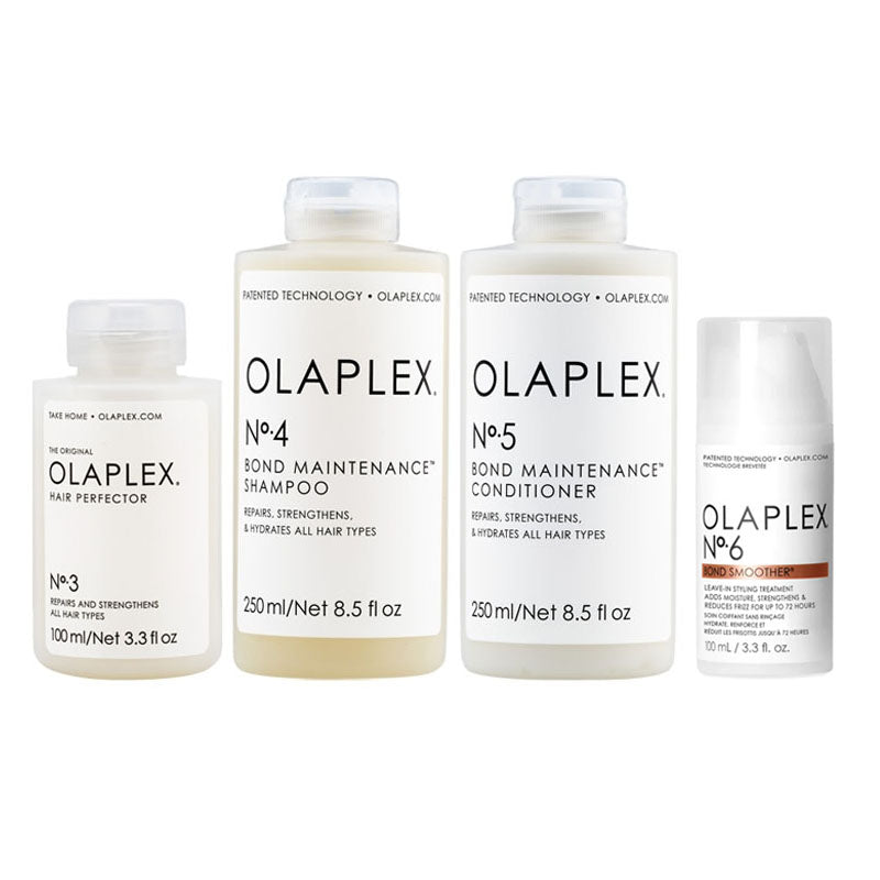 OLAPLEX Kit Hair Perfector N°3 + Shampoo N°4 + Conditioner N°5 + Smoother N°6