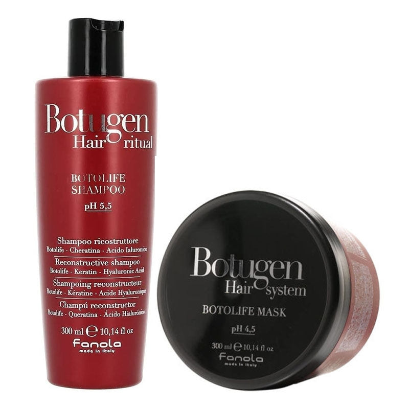 FANOLA Kit Botugen Reconstructive Shampoo Ricostruttore 300ml + Maschera 300ml