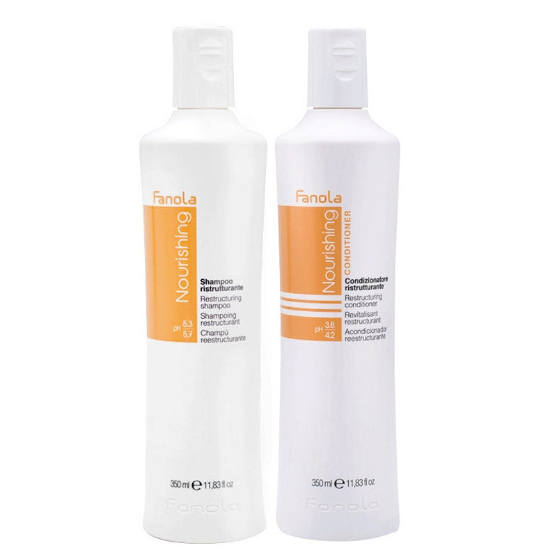 FANOLA Kit Shampoo Ristrutturante 350ml + Balsamo Ristrutturante 350ml
