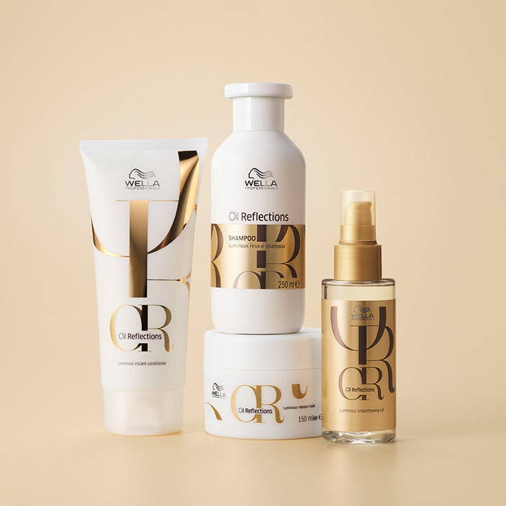 WELLA Kit Oil Reflections Shampoo 250ml + Mask 150ml + Conditioner 200ml + Olio 100ml