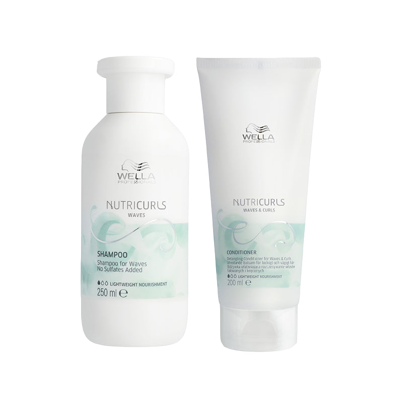 WELLA Kit Nutricurls Waves Shampoo 250ml + Conditioner 200ml