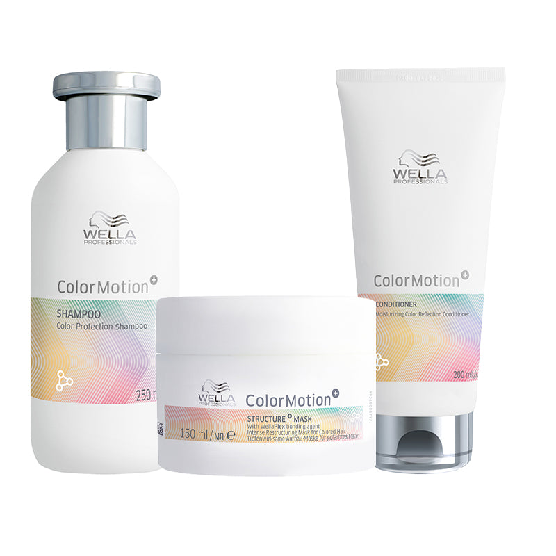 WELLA Kit ColorMotion Shampoo 250ml + Mask 150ml + Conditioner 200ml