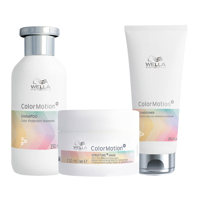 WELLA Kit ColorMotion Shampoo 250ml + Mask 150ml + Conditioner 200ml