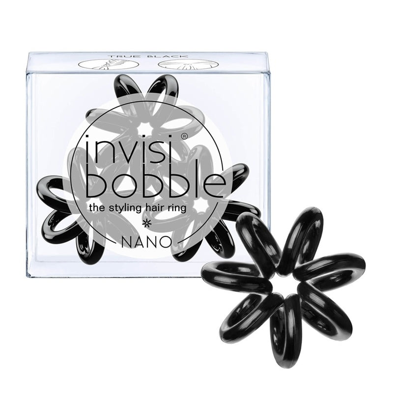 INVISIBOBBLE Nano True Black 3pz NEW