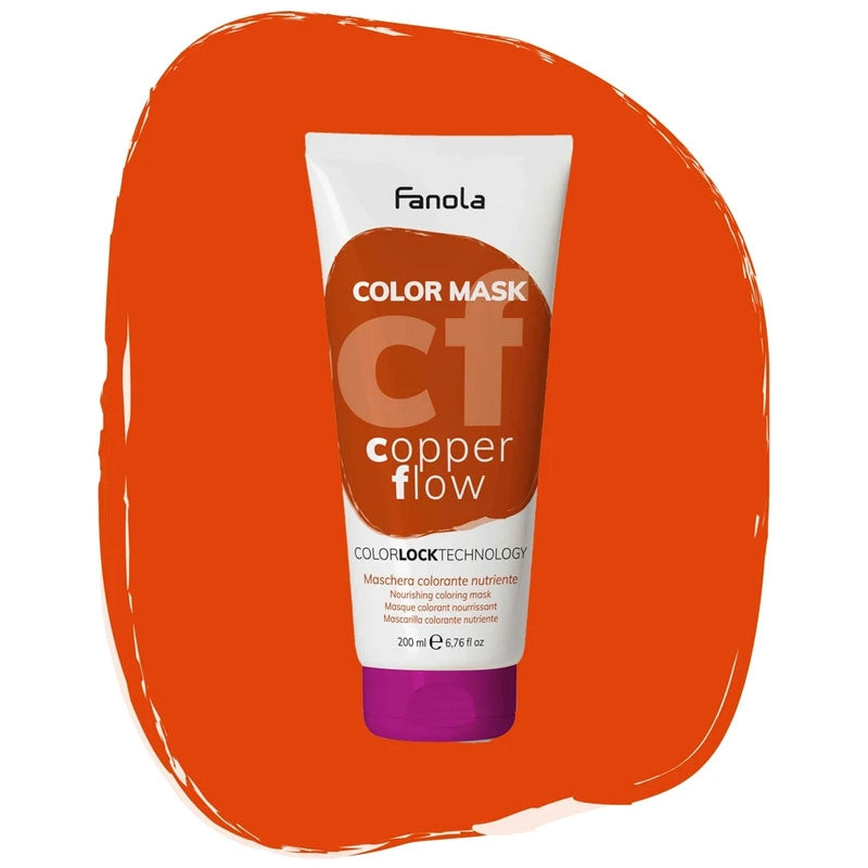 FANOLA Color Mask Copper Flow 200ml, prodotto professionale per capelli (immagine 2)